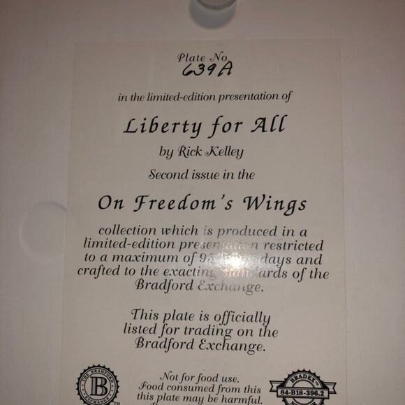 Bradford Exchange Eagle Plate 639A collectible collectors edition Nature birds - Picture 3 of 4